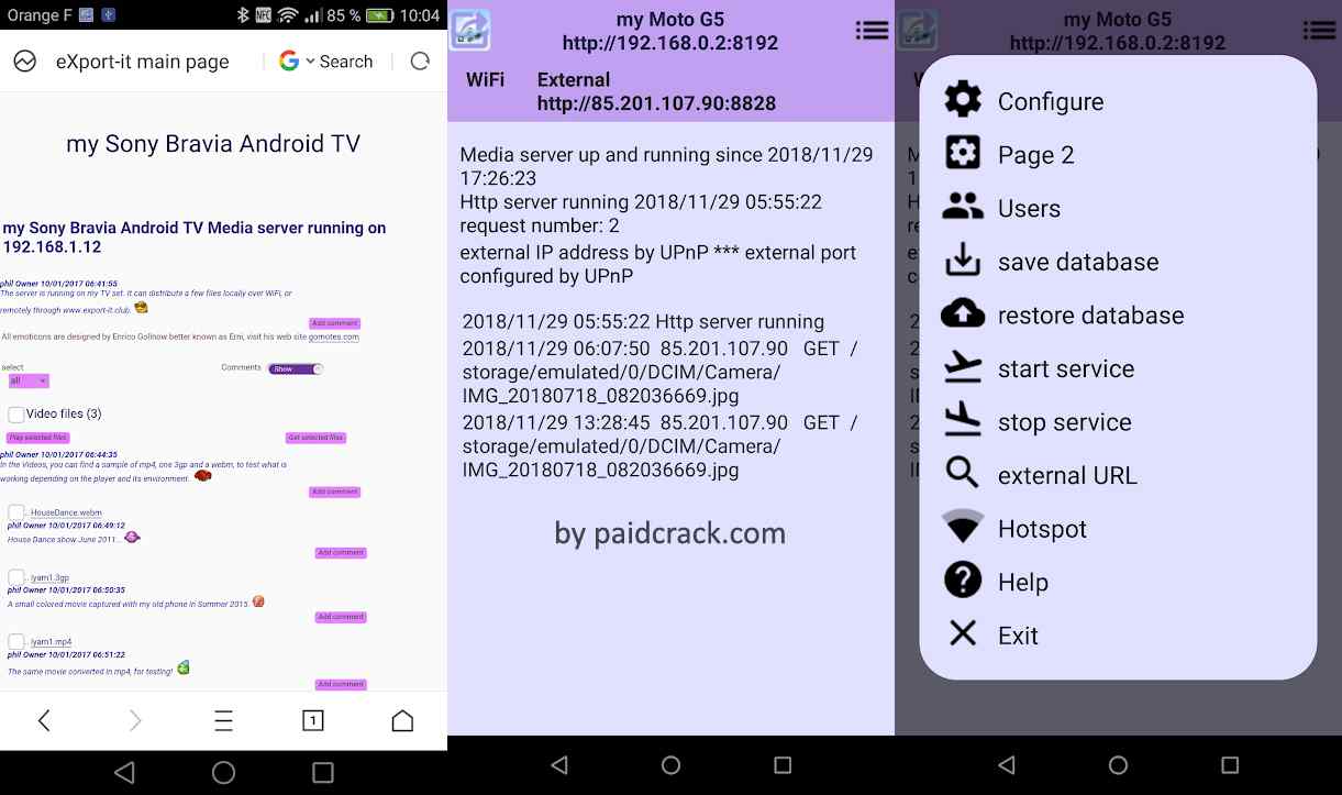 eXport-it UPnP Client/Server Mod Apk eXport-it UPnP Client/Server Mod Apk