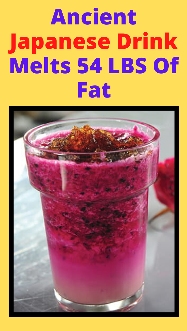 Ancient Japanese Drink Melts 54 LBS Of Fat
