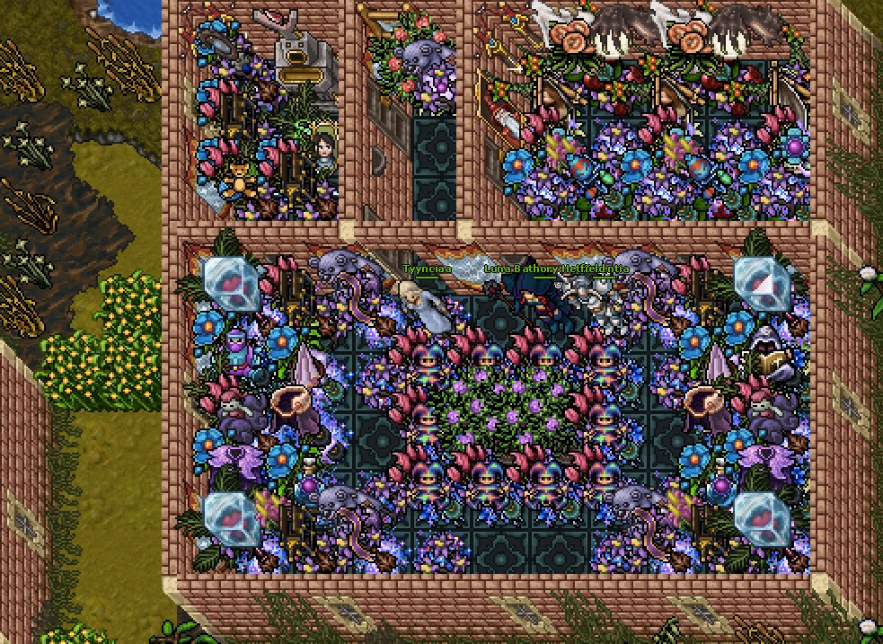 TibiaStyle DRYADS EVENT & FLOWER MONTH IN TIBIA POTS AVAILABLE WHOLE