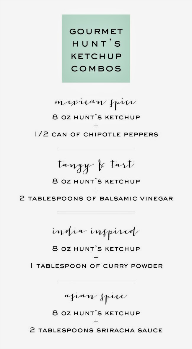 mint love social club {gourmet flavored ketchup line up with Hebrew