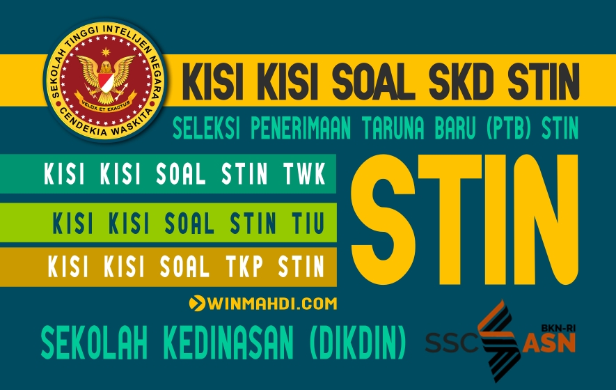 KISI KISI SOAL SKD STIN DAN PEMBAHASAN 2021/2022 CPNS