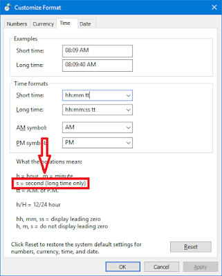 Gambar 1 - Cara Menampilkan Detik Pada Jam Taskbar Windows 10