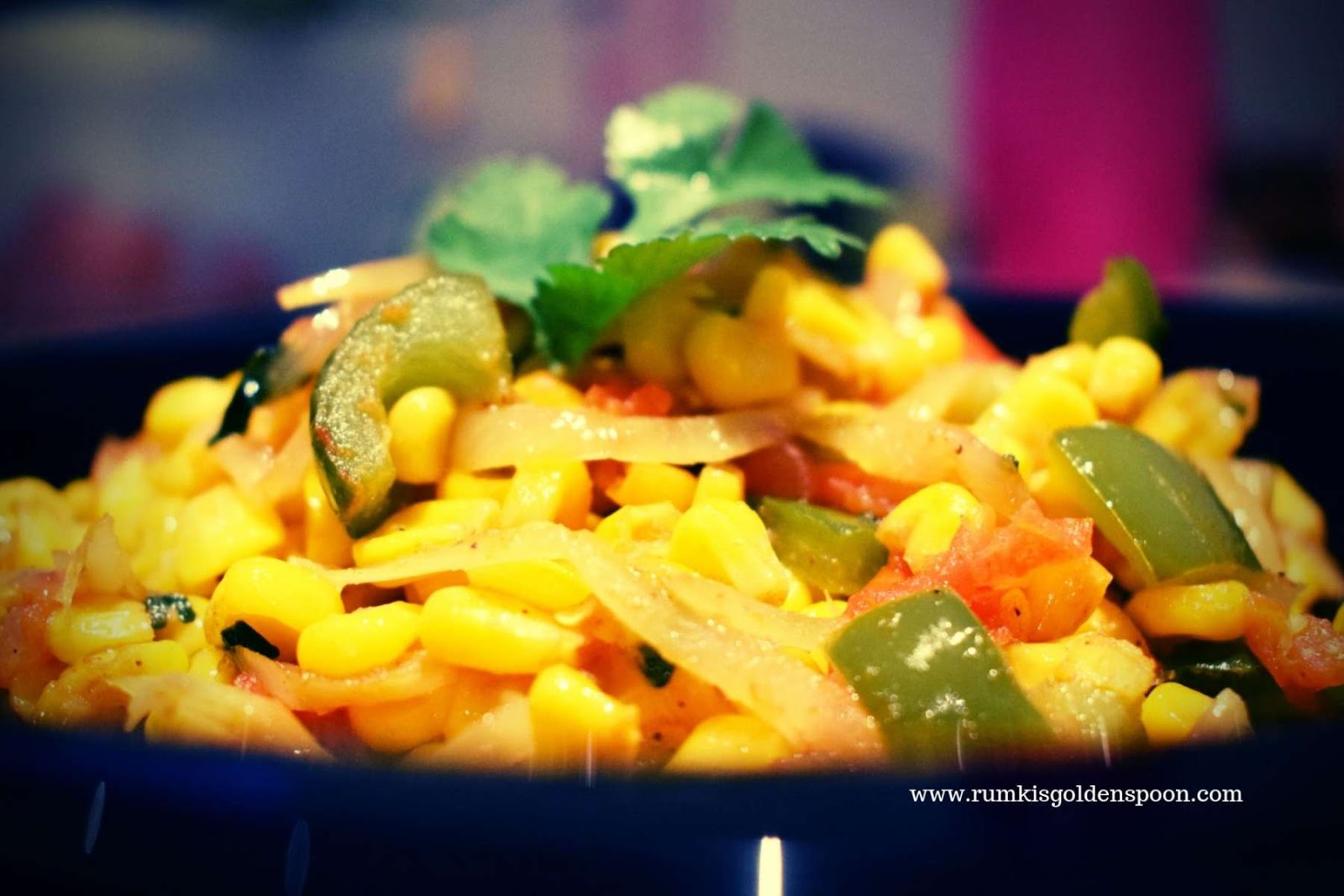 corn ki sabji, corn ki sabzi, sweet corn ki sabzi, Sweet Corn Dry Curry, corn curry, corn curry recipe, sweet corn curry, sweet corn curry recipe, curry with sweet corn, recipe of sweet corn curry, sweet corn recipe Indian, recipe with sweet corn, recipe for sweet corn, Vegetarian recipes in India, Indian curry, Indian curry recipe, Rumki's Golden Spoon