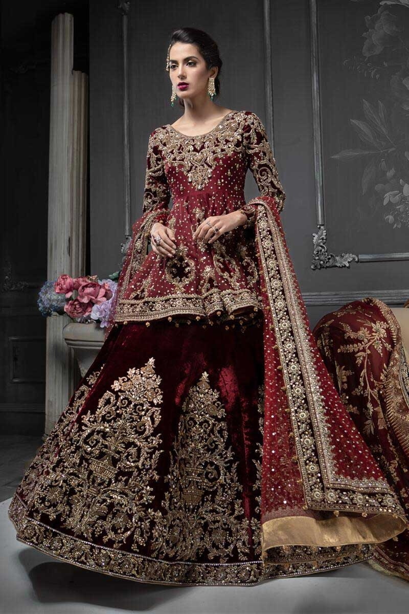 Maria B Wedding Bridal Collection 2019 EX 132 fashion-shoot-pakistani-bridal-dresses-pakistani-bridal-dresses