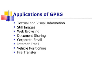 GPRS - Applications استخدامات وتطبيقات