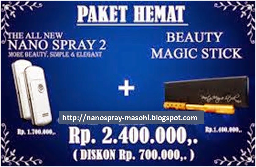 Nano Spray dan Magic Stick dari MGI : Cara Simpel Untuk Cantik : Paket