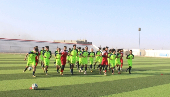 بالصور | تدريبات المنتخب اليمني الأولمبي ضمن المعسكر الدريبي الداخلي في محافظة المهره