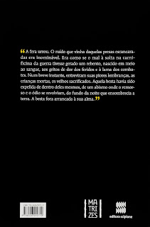 Contracapa | A linha negra | Mario Teixeira | Editora: Scipione | Coleção: Matrizes | 2014 - atualmente (2021) |