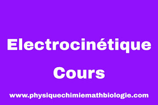 Electrocinétique Cours ENSA