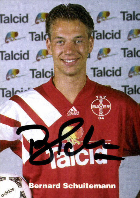 Marelk Lesniak Autogrammkarte Bayer Leverkusen 1990-91 Original Signie A 133329 