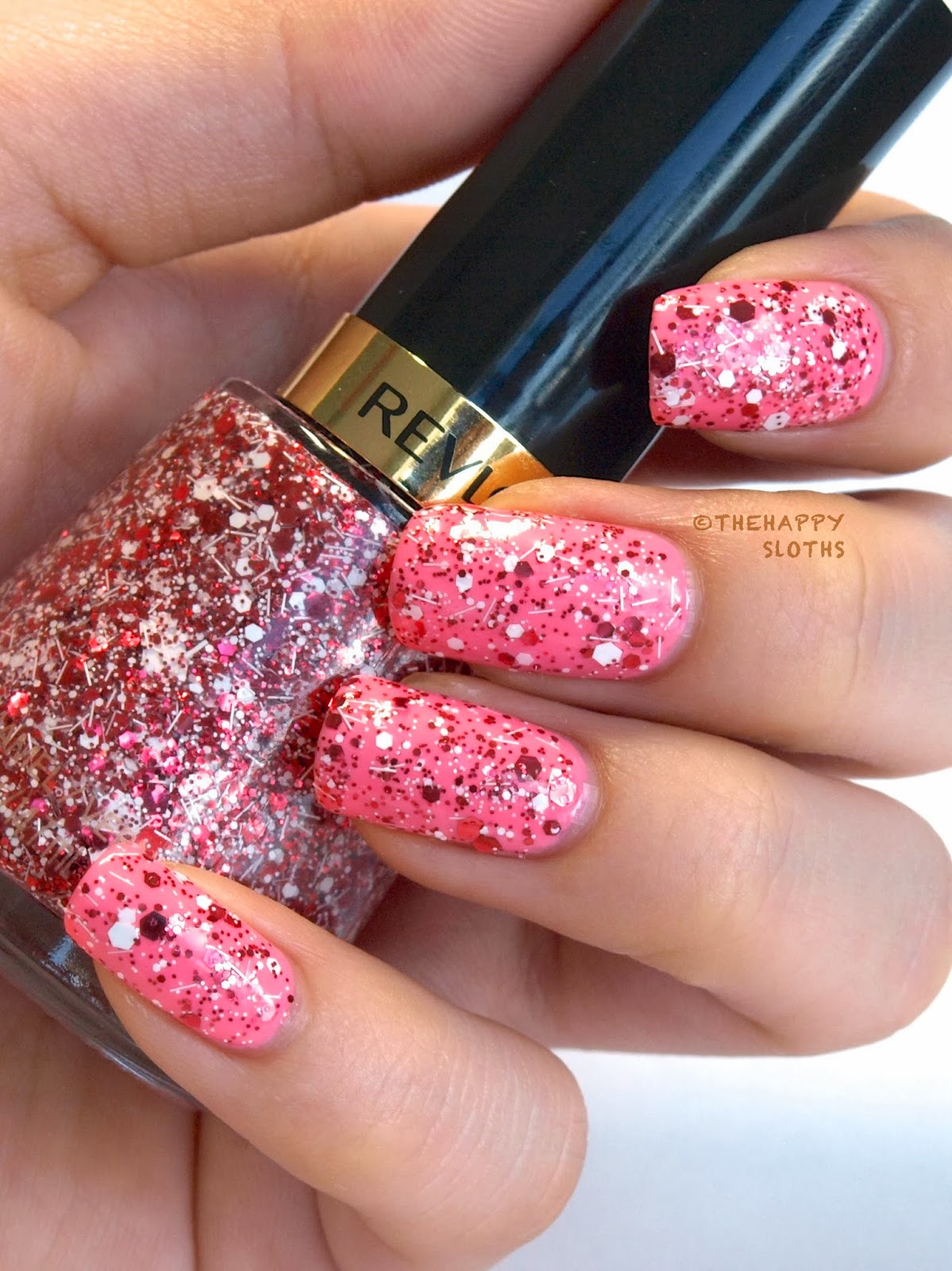 Valentine's Day Nails: Revlon Graffiti Top Coat (678) Review and ...