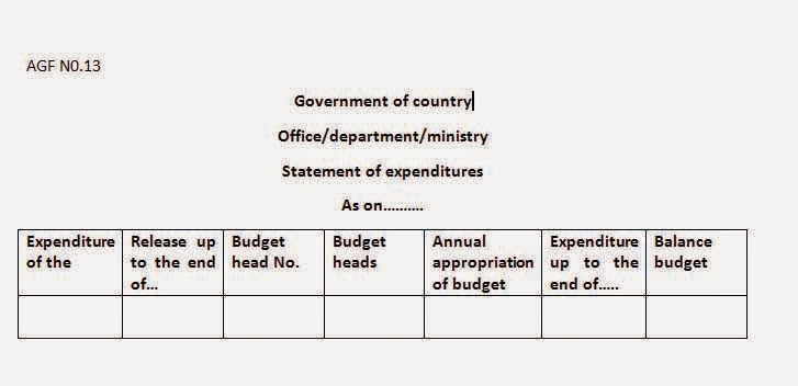 what is accounting expenditure report