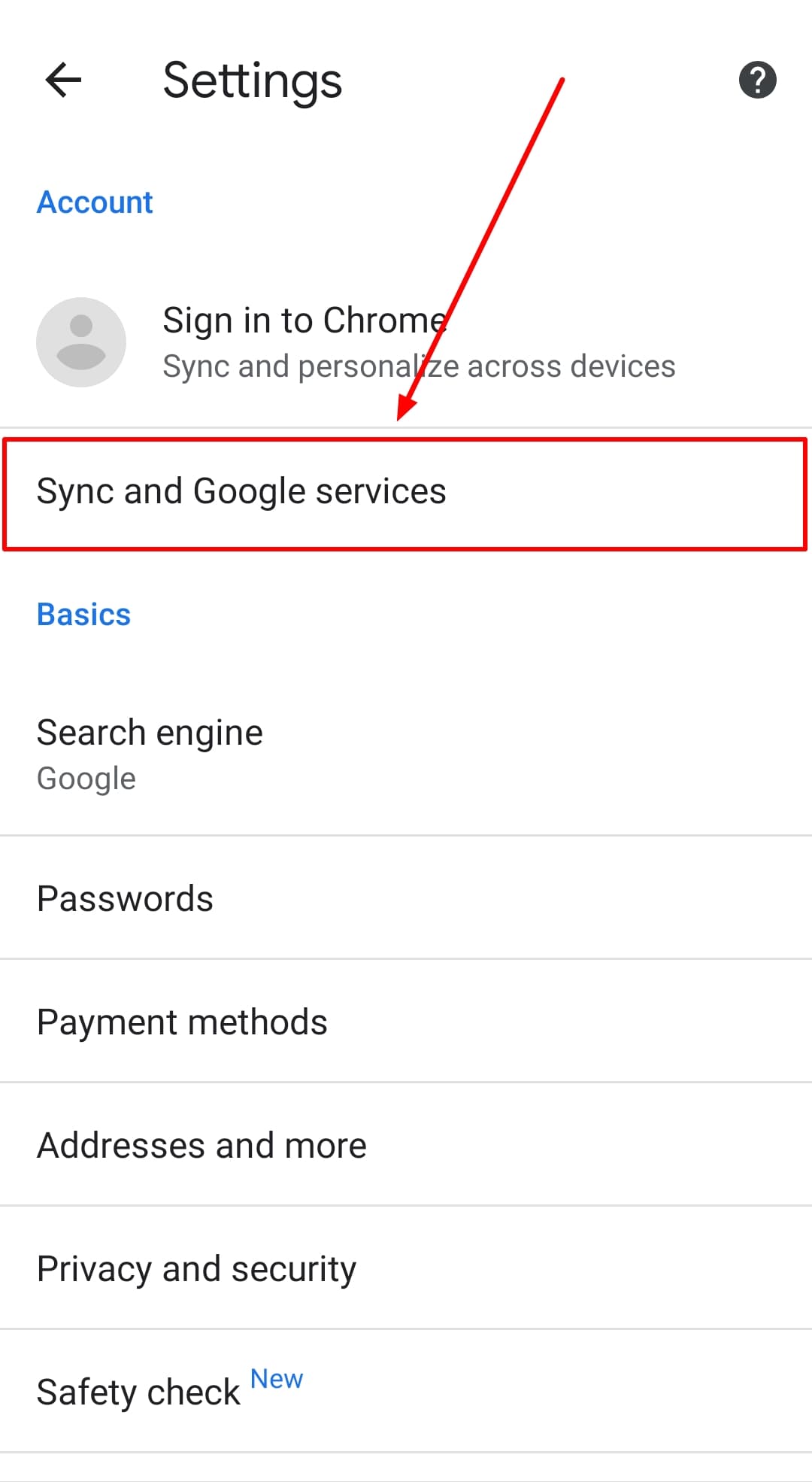 How to disable search suggestions in Chrome on Android?