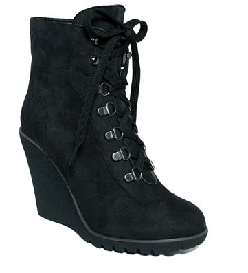 michi~: XOXO Shoes, Gwen Wedge Boots @ Macy's