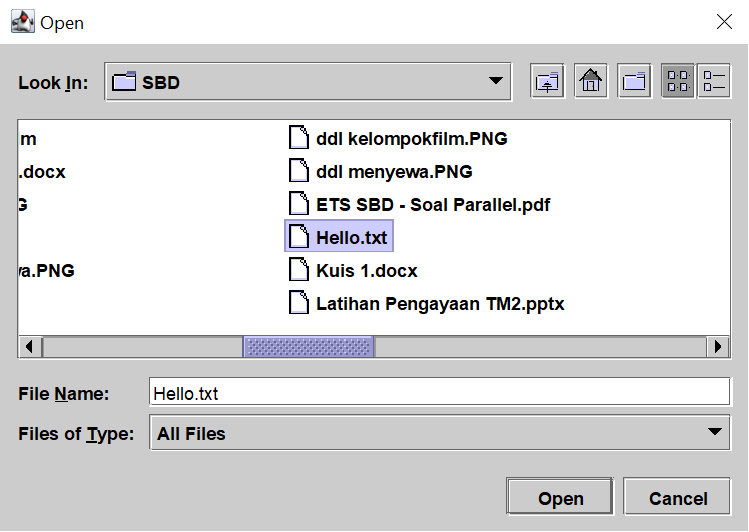 My Blog Notepad dengan Java