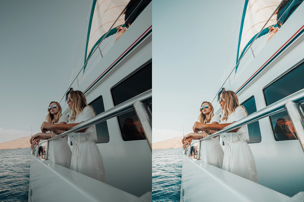 Preset Camera Raw & Mobile - Beach Vibes Presets ( XMP, DNG)