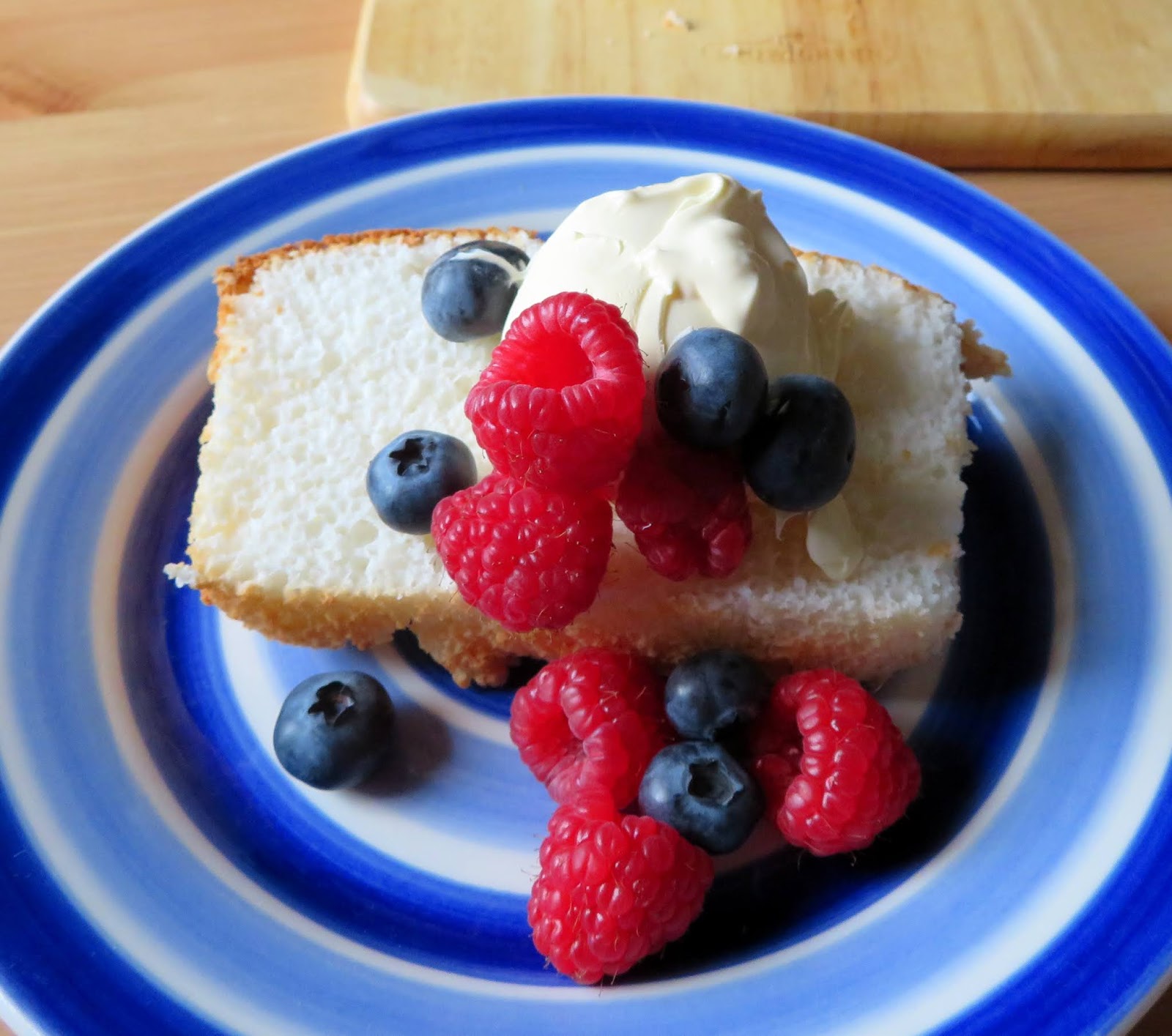 Mini Angel Food Cake in a Loaf Pan - Dessert for Two