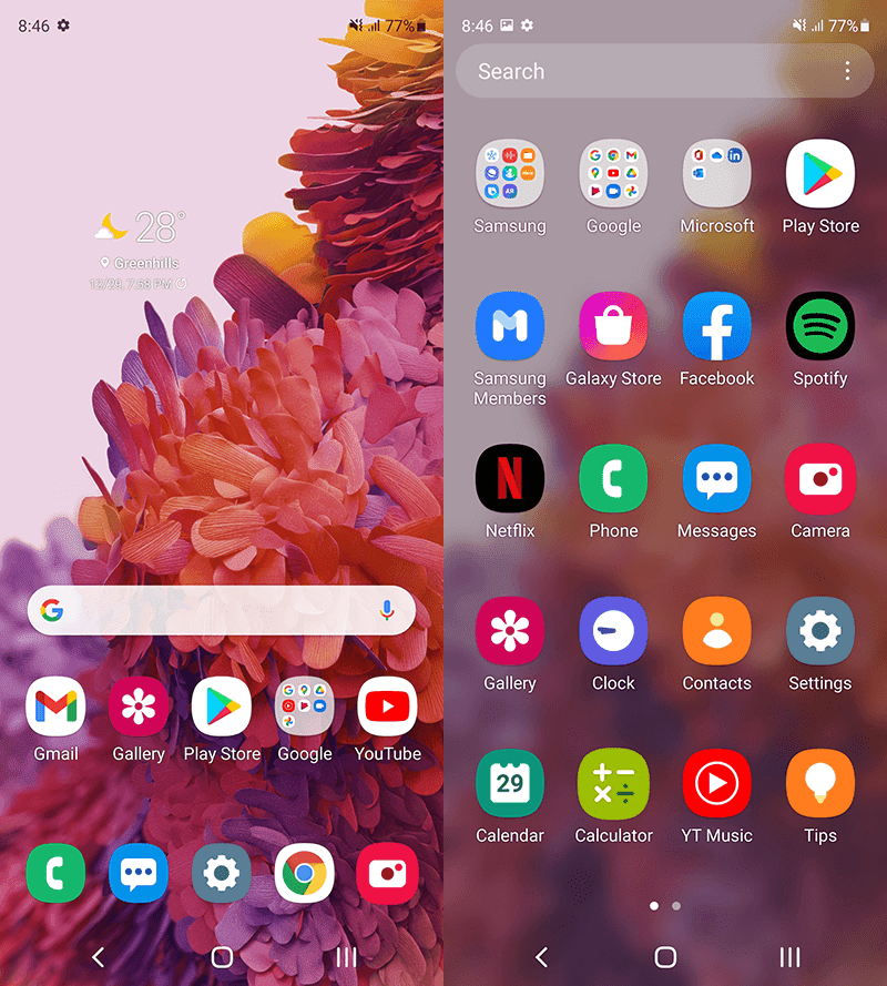 One UI 3.0 for Galaxy S20 FE One UI 3.0 for Galaxy S20 FE