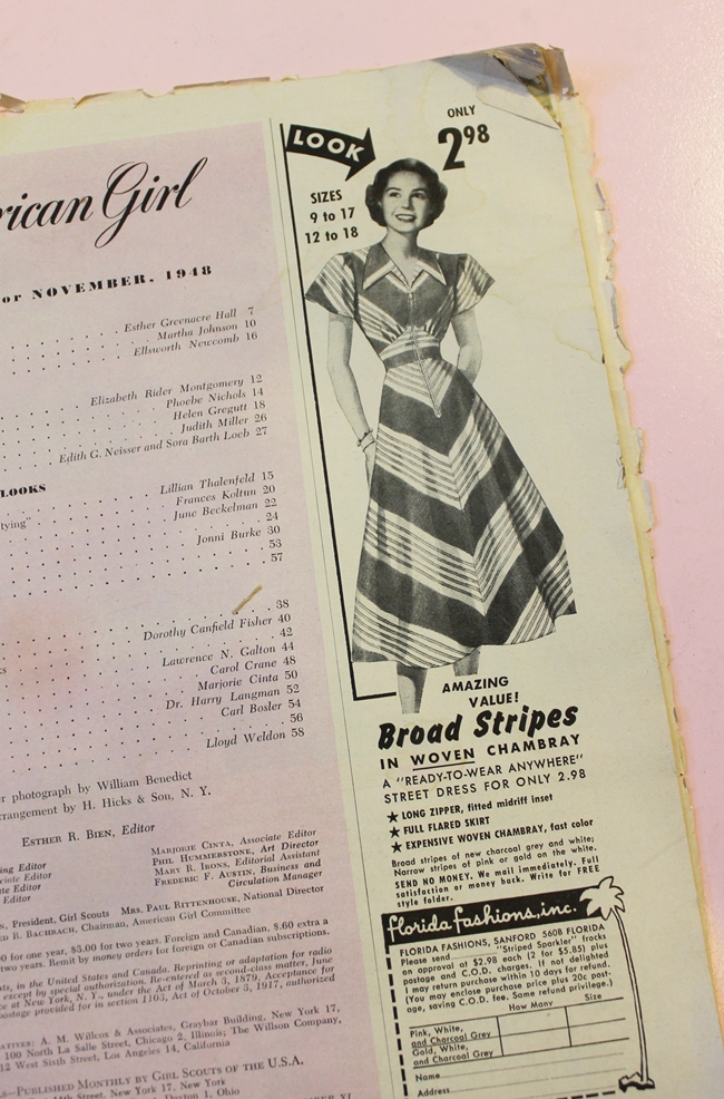 look inside American Girl magazine 1948 / Va-Voom Vintage | Vintage ...