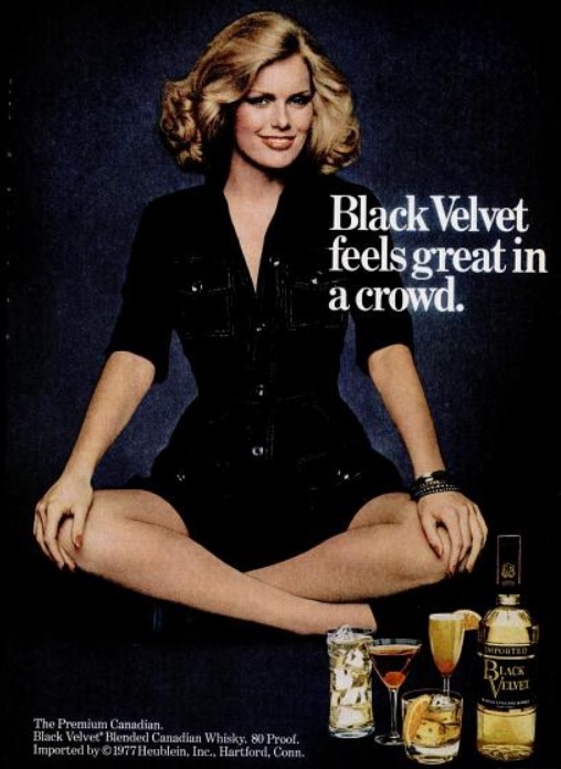 Kathy Loghry Blogspot Ahh, The Black Velvet Ads of the 70s