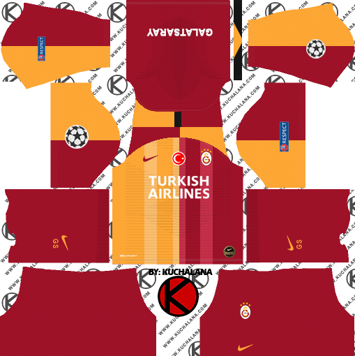 Galatasaray S.K. 2019/2020 Kit Dream League Soccer Kits - Kuchalana