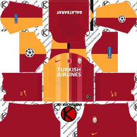 Galatasaray S.K. 2019/2020 champions league Kit - Dream League Soccer Kits