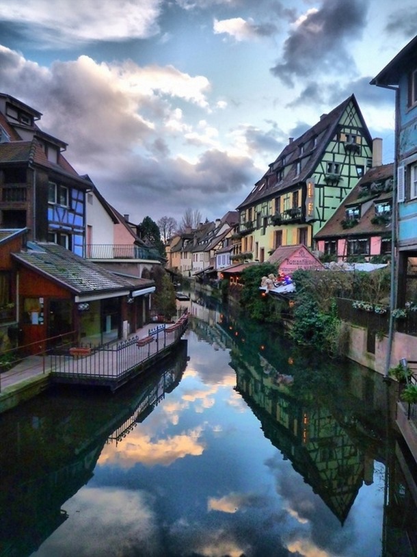 The town of Colmar in Northeast France