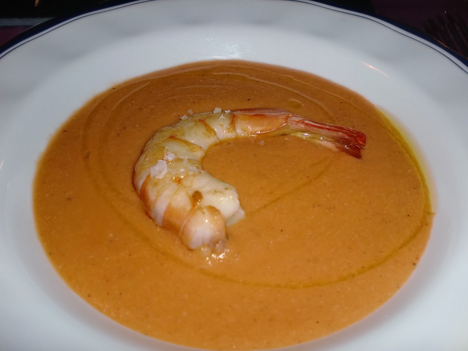 Los Platicos de David BISQUÉ DE LANGOSTINOS TIGRE