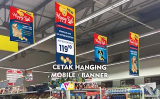 Tempat Cetak Hanging Mobile Banner Gantung Cepat di Sokaraja Banyumas