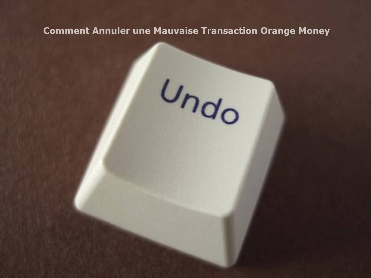 Autre méthode pour annuler un virement Orange Money: la méthode d’annulation «de personne à personne»