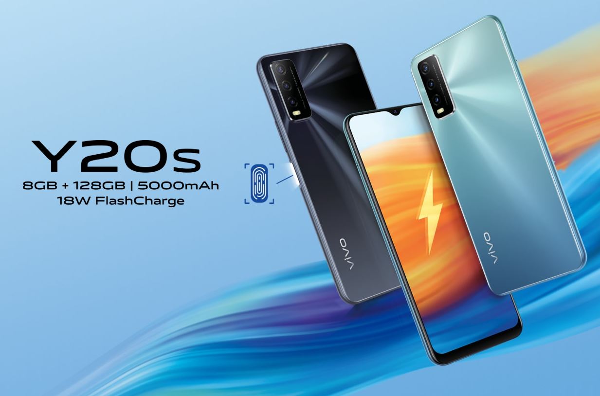 Harga dan Spesifikasi Vivo Y20s RAM 8GB ROM 128GB Terbaru di Indonesia