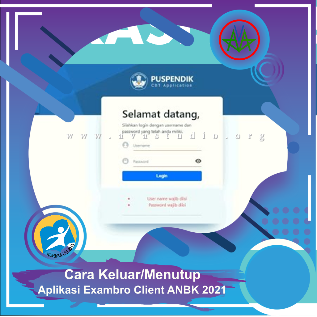 Cara Keluar/Menutup Aplikasi Exambro Client ANBK 2021 Cara Keluar/Menutup Aplikasi Exambro Client ANBK 2021