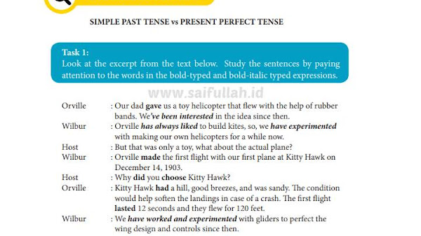 Chapter 7 Task 1 Halaman 102 Grammar Review Kelas 10