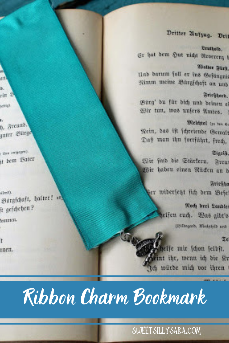 Ribbon Bookmark with Charm DIY 