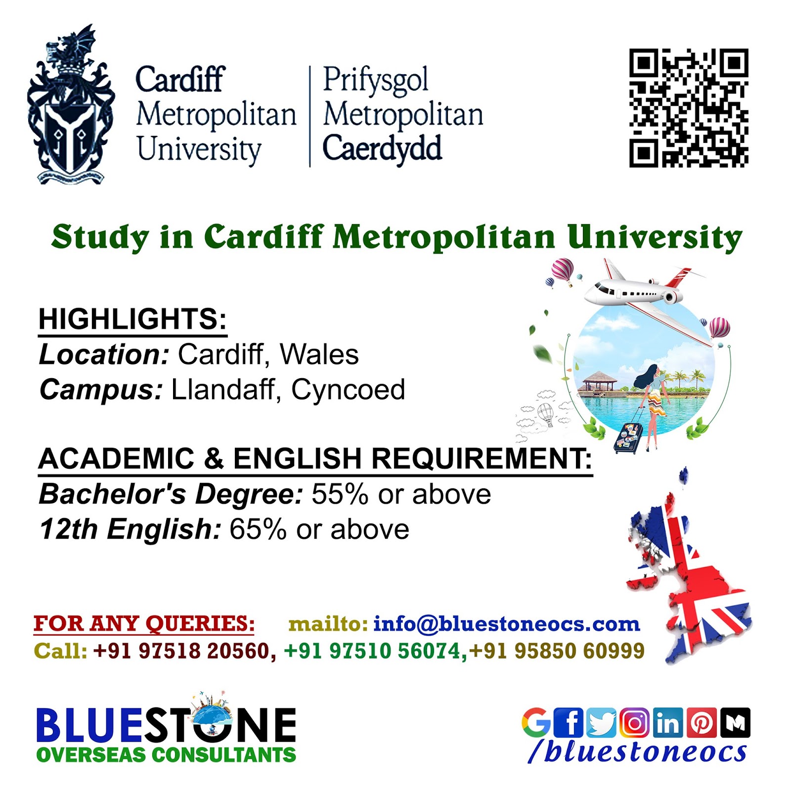Study in Cardiff Metropolitan University