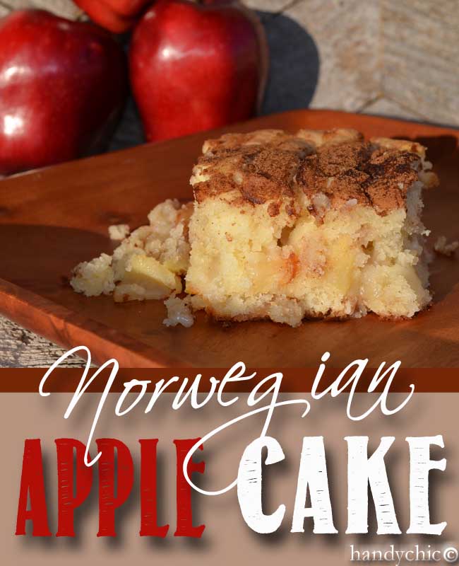 Her Tool Belt Norwegian Apple Cake