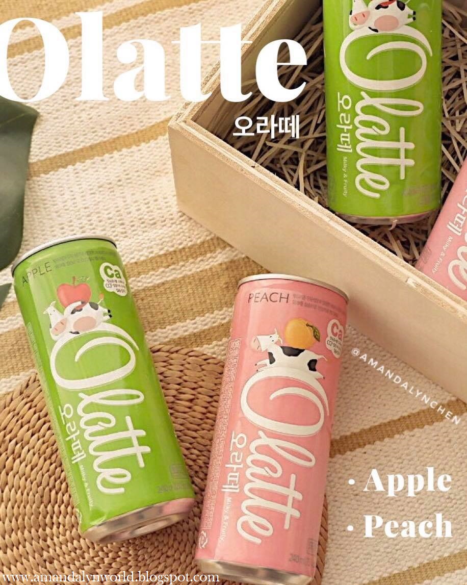 Amandalyn's World Olatte Korean Beverage Milk Drink Unboxing Review Kfood Challenge! First