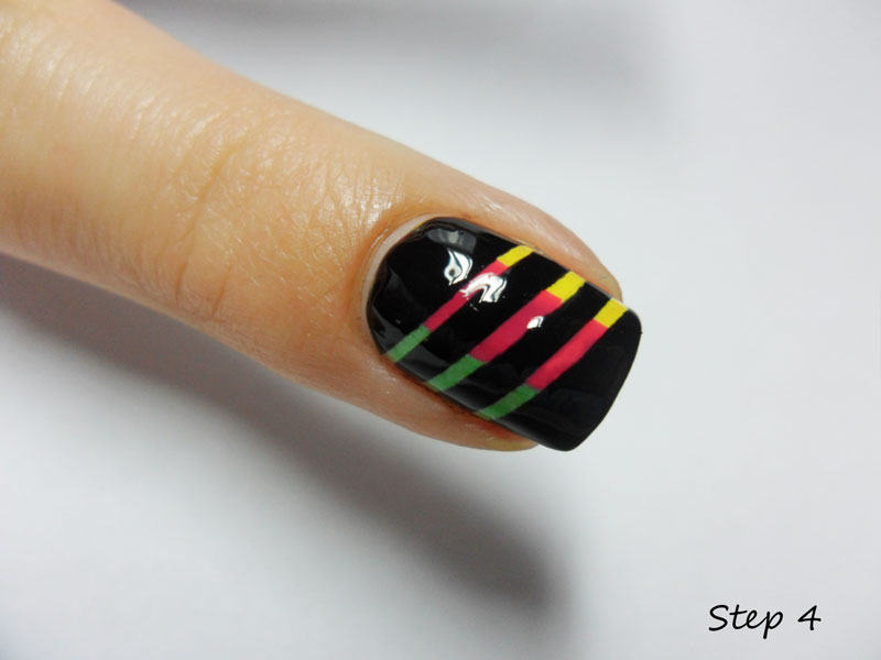 Nail Stories: Tutorial: Colourful Rays of Light