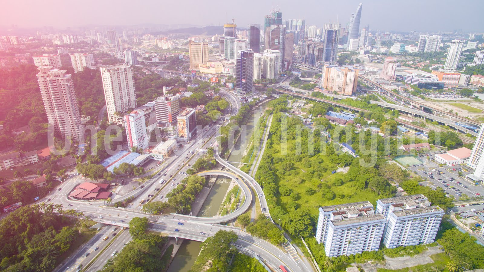 One Aerial Imaging , Malaysia In The Heart Of The City, Kuala Lumpur