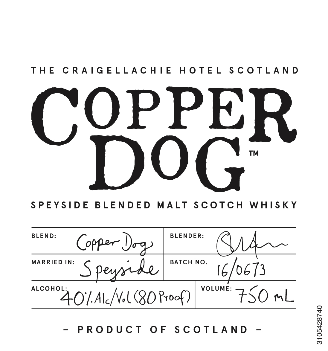 The Wine and Cheese Place Copper Dog Speyside Blended Scotch Whisky