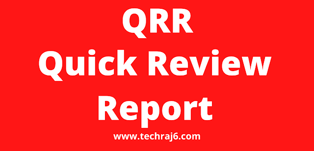 QRR full form,what is the full form of QRR