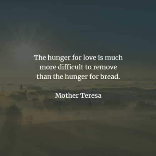 71 Famous quotes and sayings by Mother Teresa