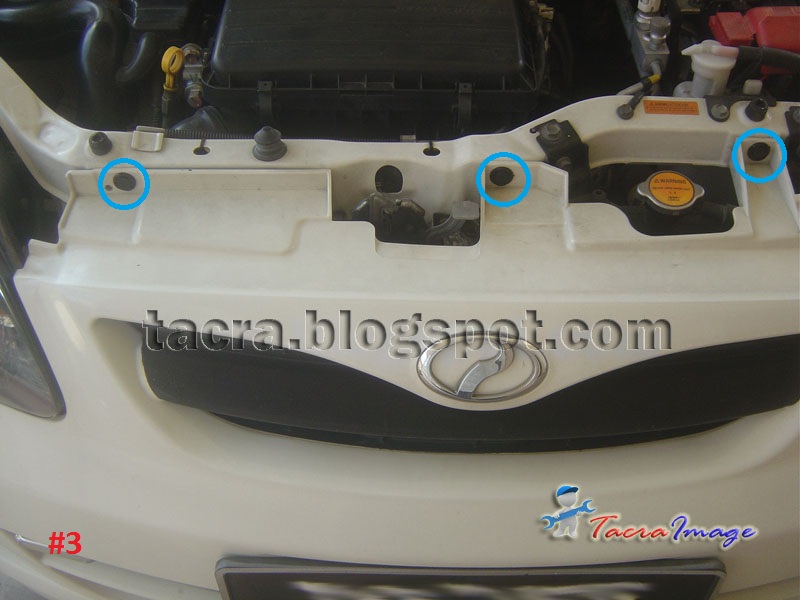 Tacra's diy garage: Perodua Viva Bumper Removal