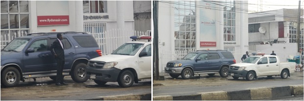 dana airline office locked up