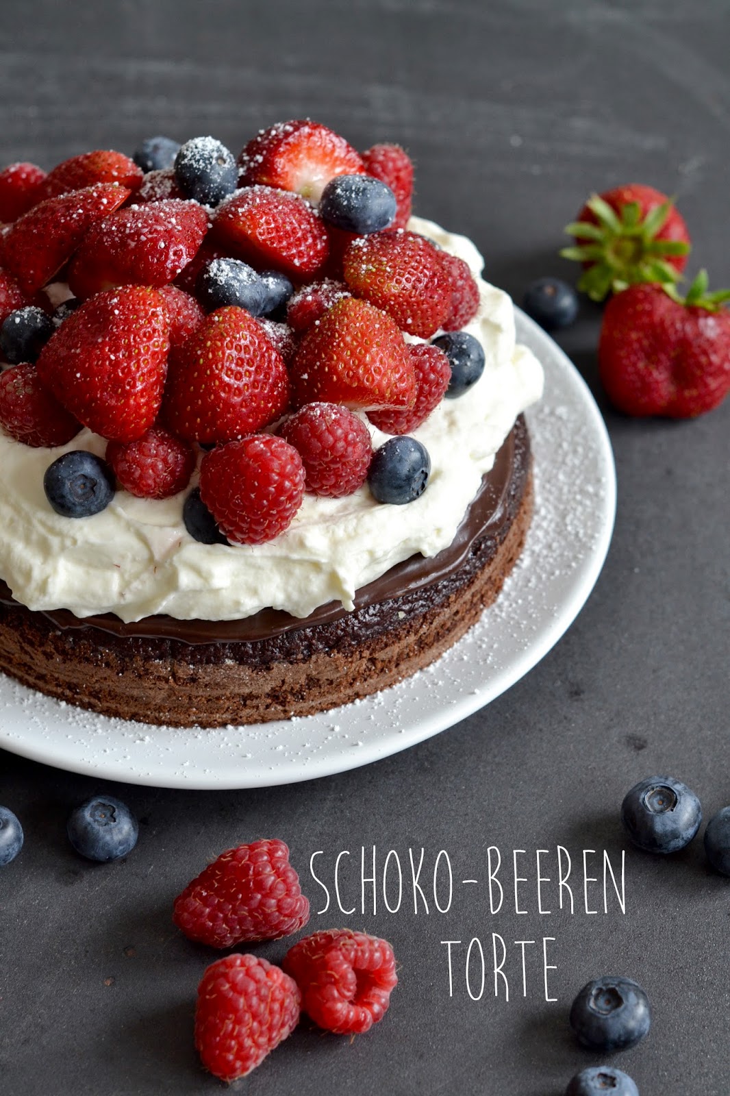 Kuchen &amp; Quiche: Schoko-Beeren-Torte