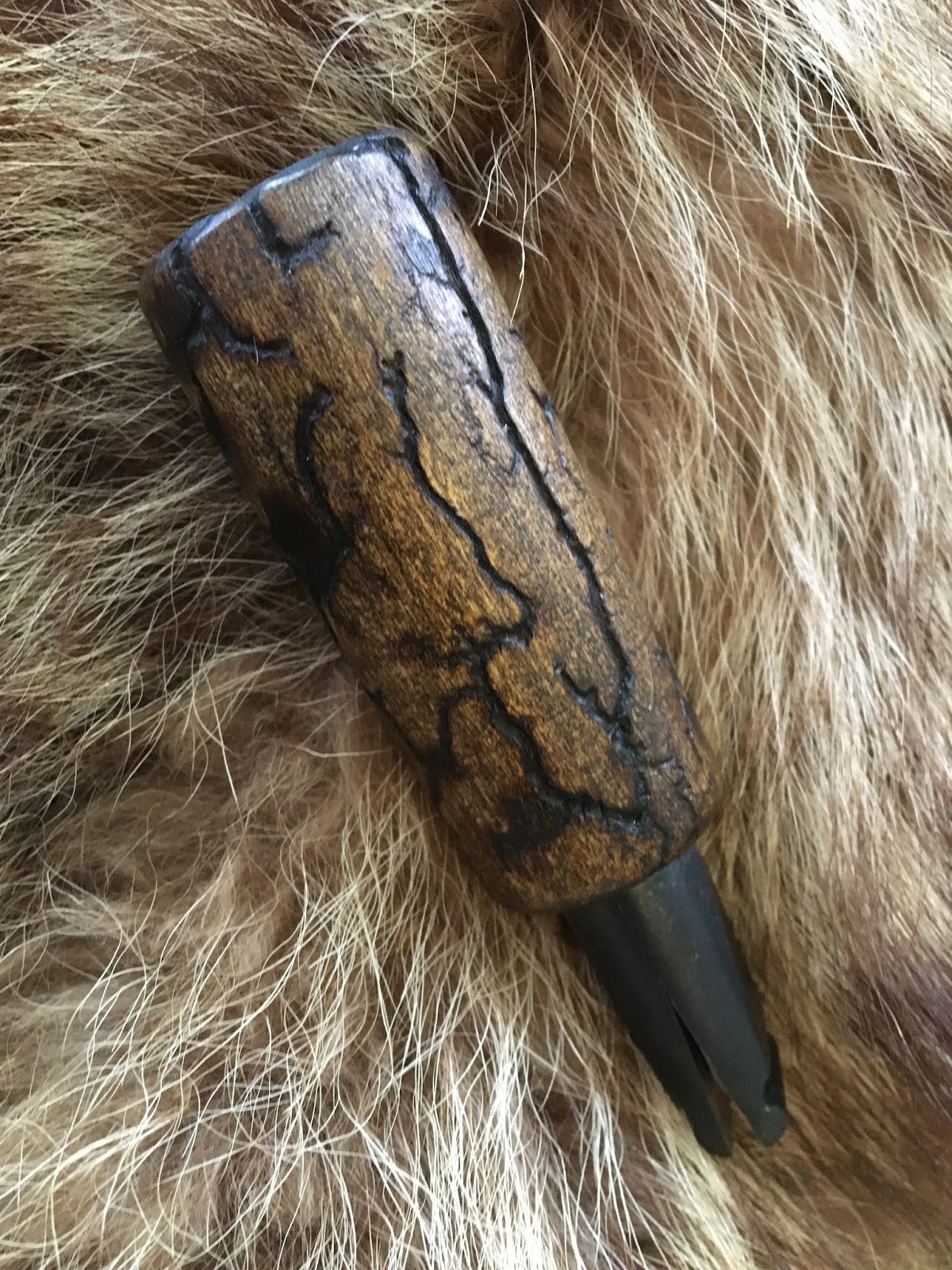 MacNaughtan Creations: Crow Caller With Lichenburg Burning