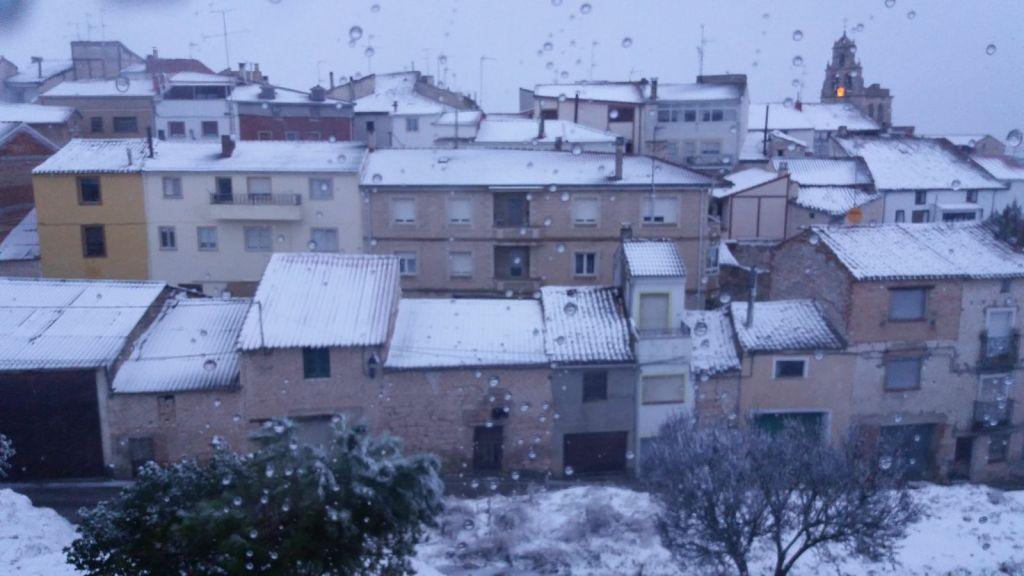 COSAS DE ESPINOSA DE CERRATO PALENCIA NEVADA EN ESPINOSA DE CERRATO