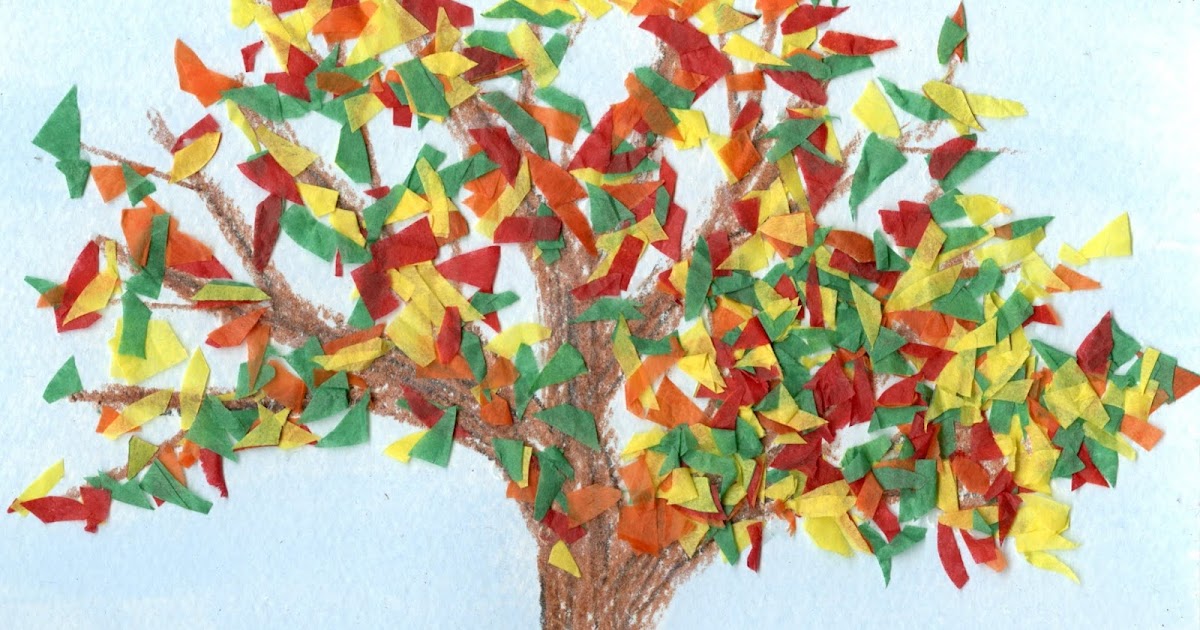 The Seasons Tree  Tissue Paper Flowers - Lulu the Baker