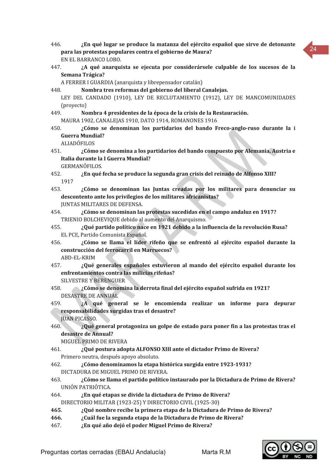 Preguntas Cortas Historia De España Selectividad Andalucia Historia de España fácil: PREGUNTAS CERRADAS A EBAU ANDALUCÍA