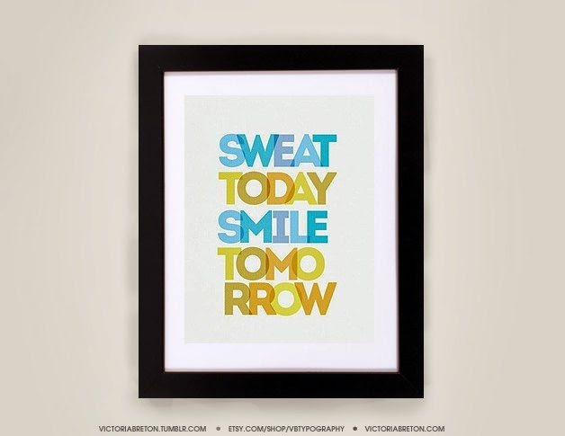 Sweat today smile tomorrow ~ God is Heart